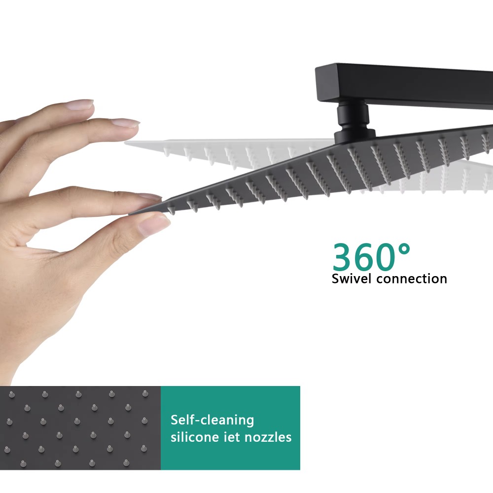 Sistema Doccia Termostatico di - Concealed Thermostatic Shower System Set recensione e prezzo