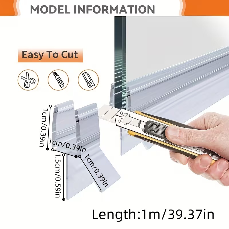 Guarnizione inferiore per port - Shower Door Bottom Seal Strip Sweep recensione e prezzo