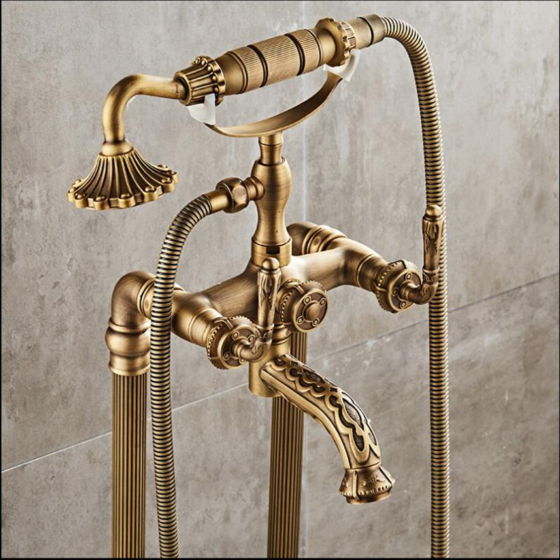 Tuqiu Rubinetto per vasca da b - Freestanding Bathtub Filler Faucet Floor recensione e prezzo