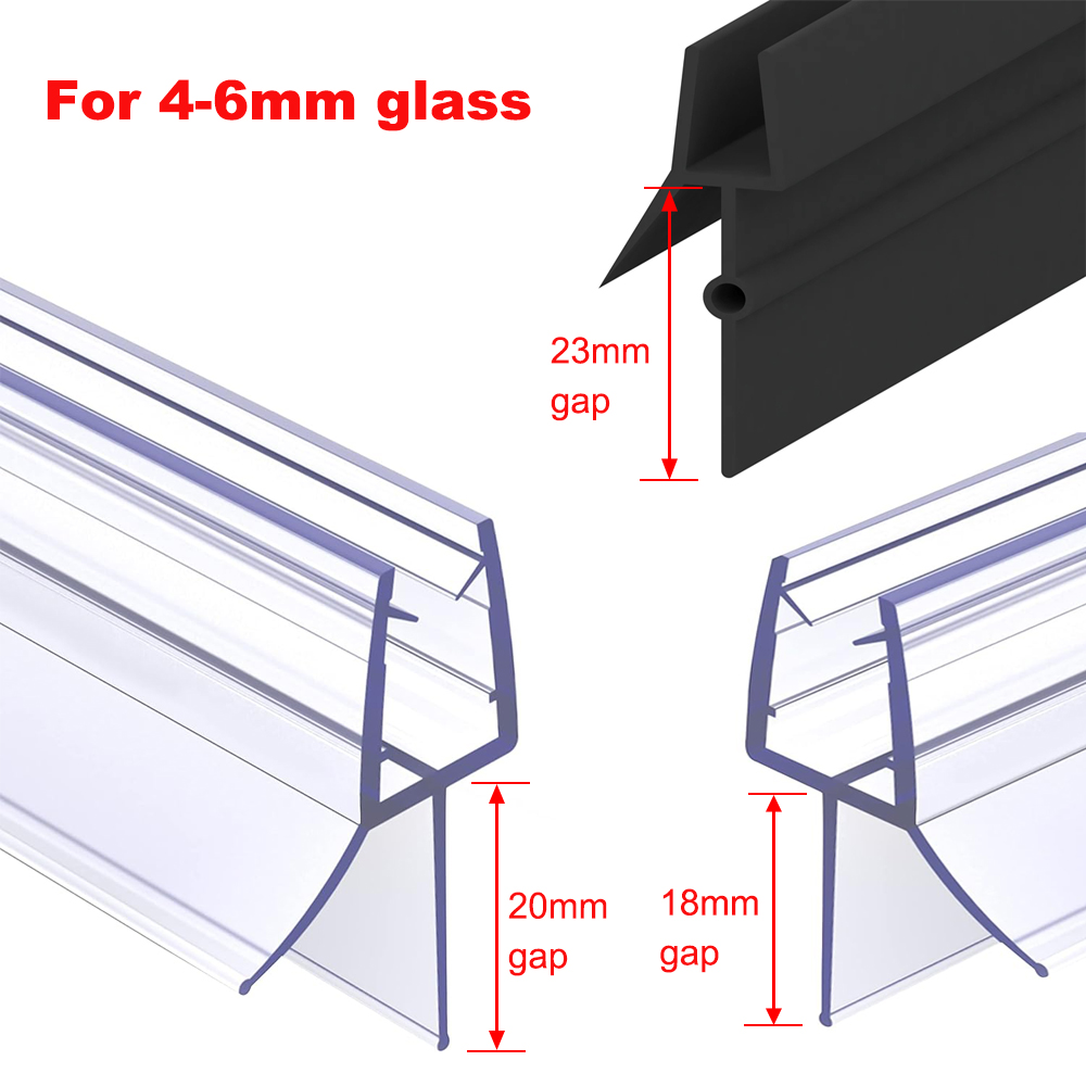 Striscia di tenuta per porta d - Shower Door Bottom Seal Strip Sweep recensione e prezzo