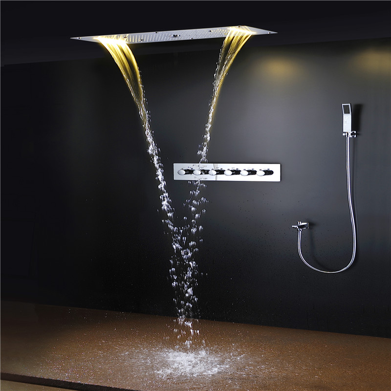 Set Doccia LED Multifunzione d - Led Rainfall Shower Head Waterfall recensione e prezzo