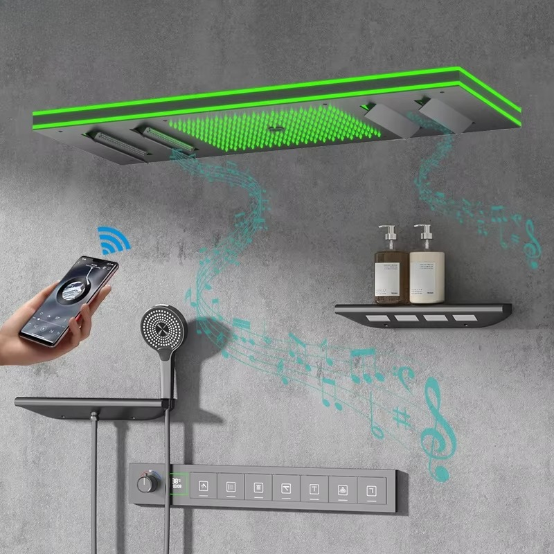 Nuovo Design Soffione Doccia L - Led Rainfall Shower Head Waterfall recensione e prezzo