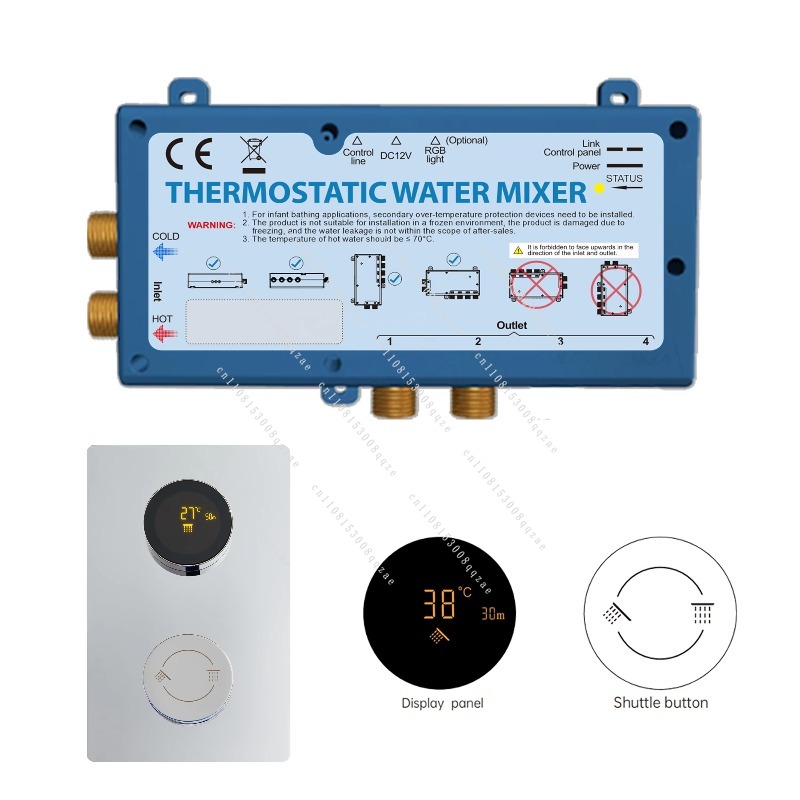 Sistema di Miscelazione Termos - Concealed Thermostatic Shower System Set recensione e prezzo