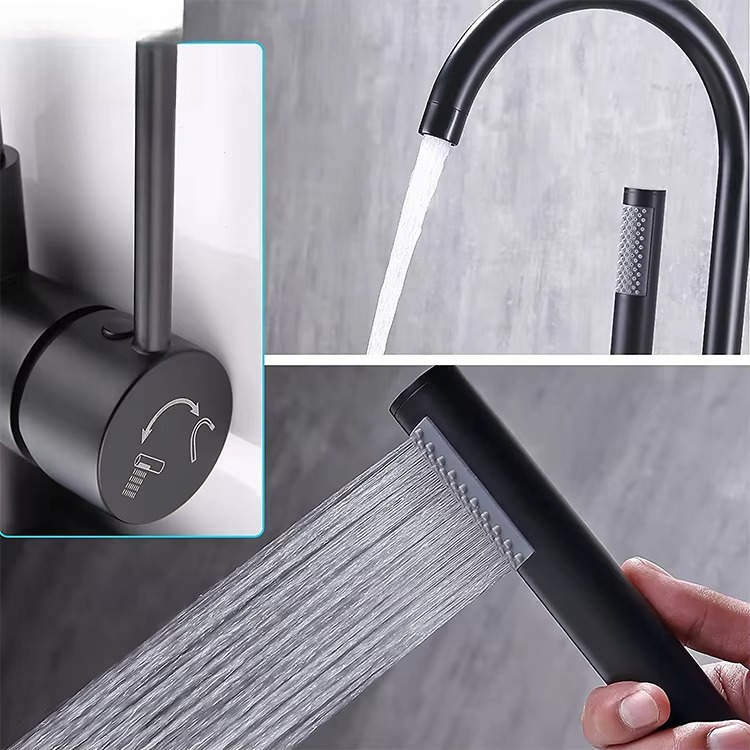 Miscelatore per vasca da bagno - Freestanding Bathtub Filler Faucet Floor recensione e prezzo