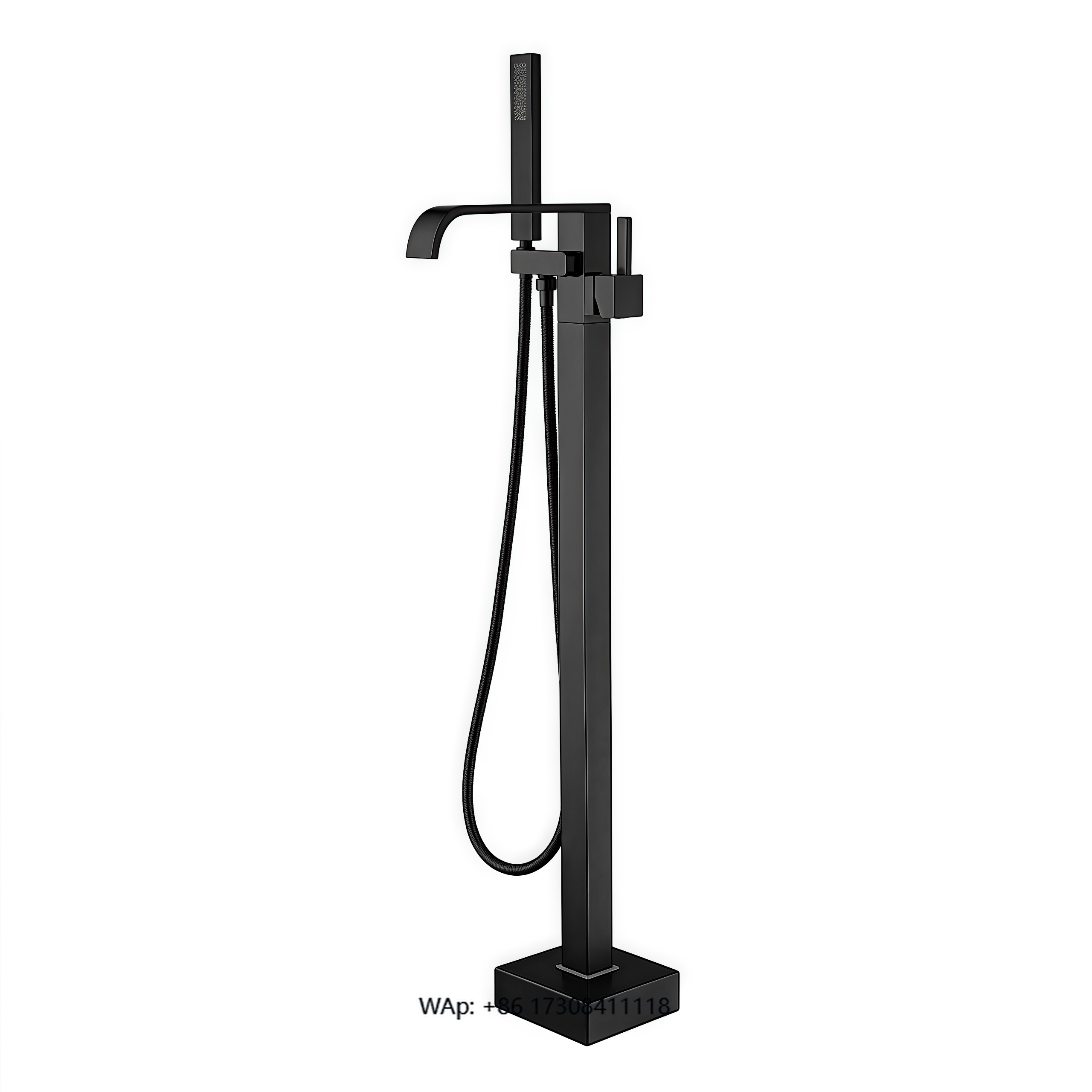 Set di rubinetti per vasca da  - Freestanding Bathtub Filler Faucet Floor recensione e prezzo