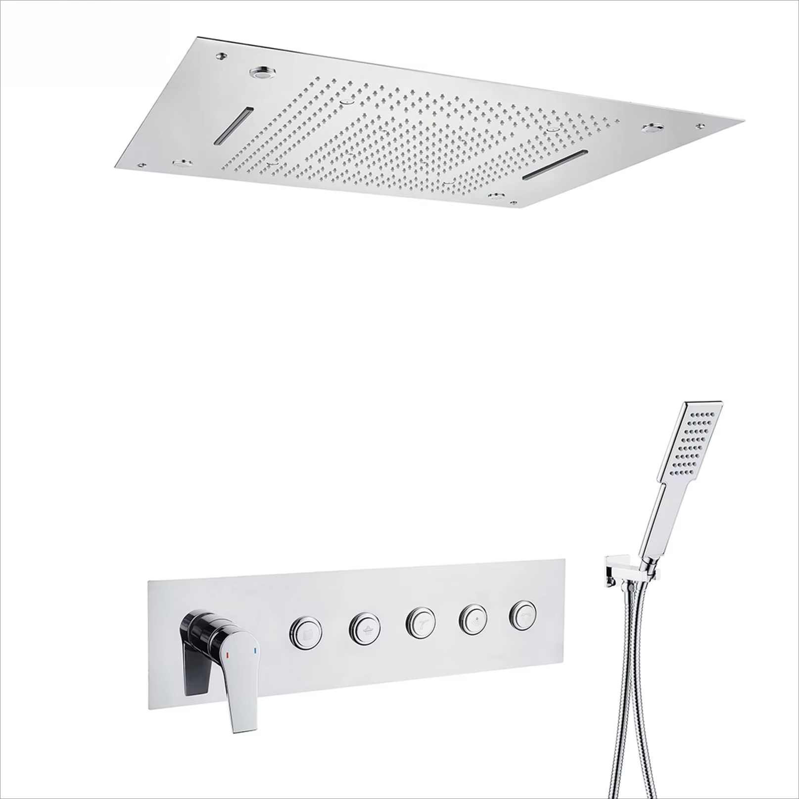 Set Doccia a Soffitto LED SUS3 - Led Rainfall Shower Head Waterfall recensione e prezzo